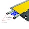 Pyle Cable Ramp, 3.14 in H, 31-1/2 in L, 23.20 in W, 4 Channel, Thermoplastic Rubber PCBLCO108 - alternate 3